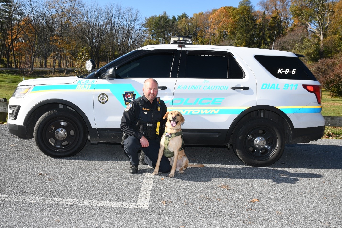 Ofc. Andrew Fegely - with K9 Jax